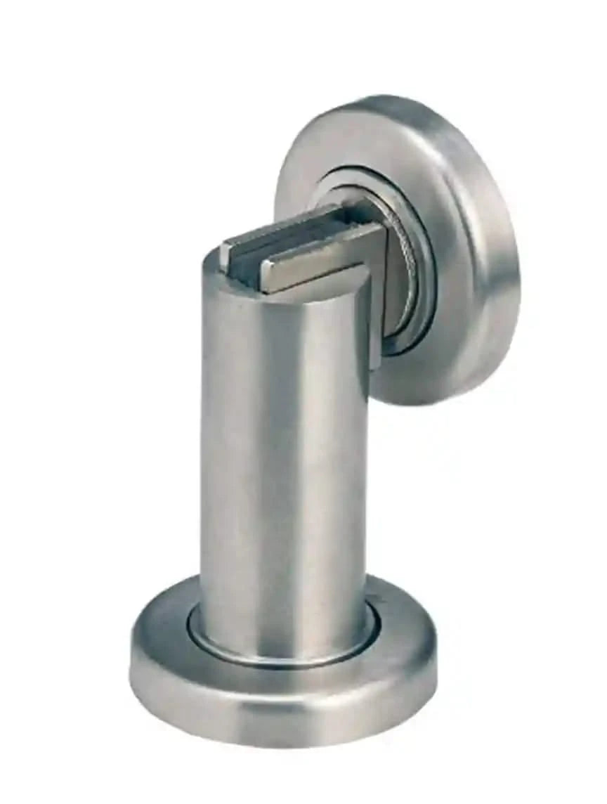 Dulimex DX deurvastzetter magnetisch RVS, vloer- en wandmodel – vooraanzicht