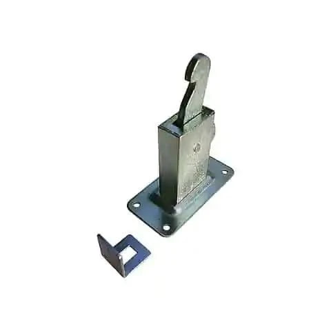 Dulimex DX deurvastzetter heavy duty wandmodel staal verzinkt – vooraanzicht