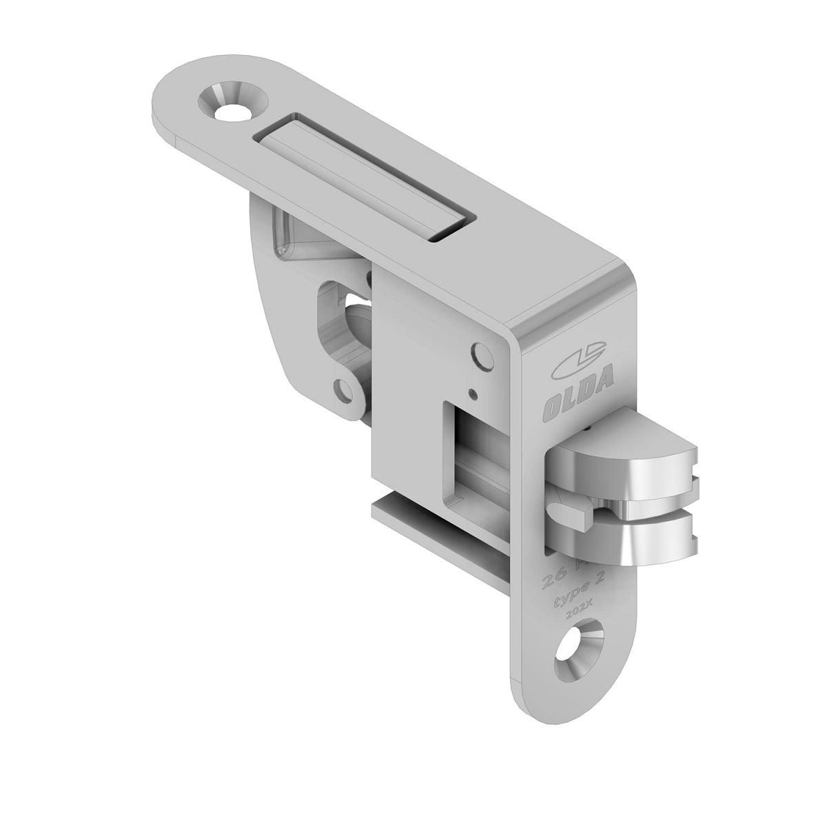 Dulimex automatische kantschuif 26 HZA hoekmodel RVS TYPE 2 vooraanzicht