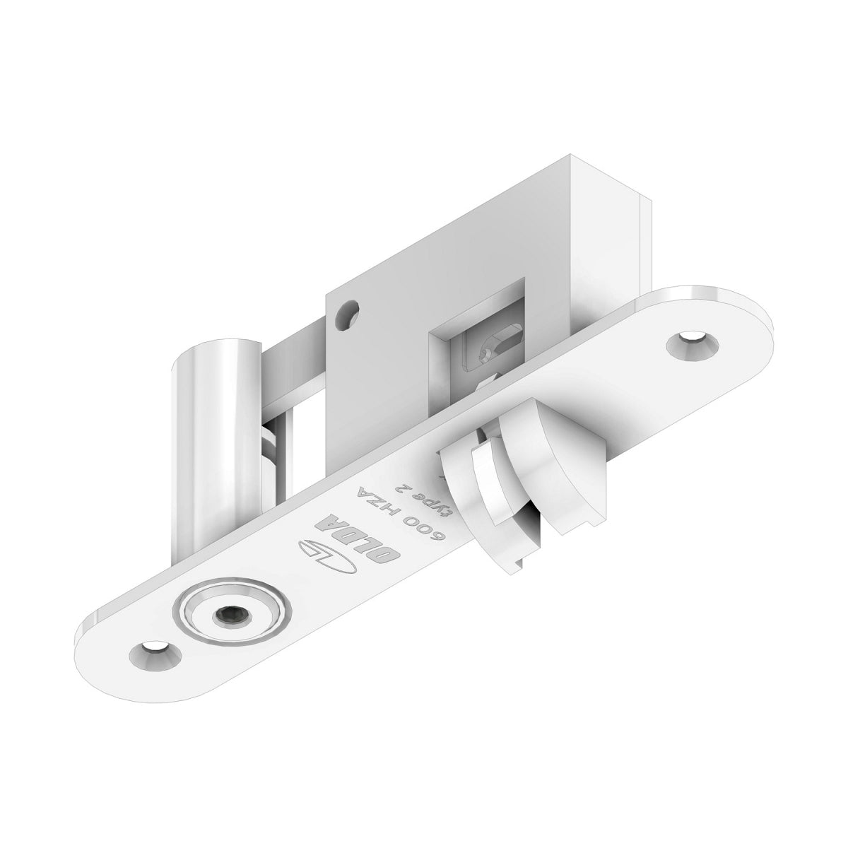 Dulimex automatische kantschuif 600 HZA TYPE 2 kozijnmodel 136 mm staal verzinkt, vooraanzicht