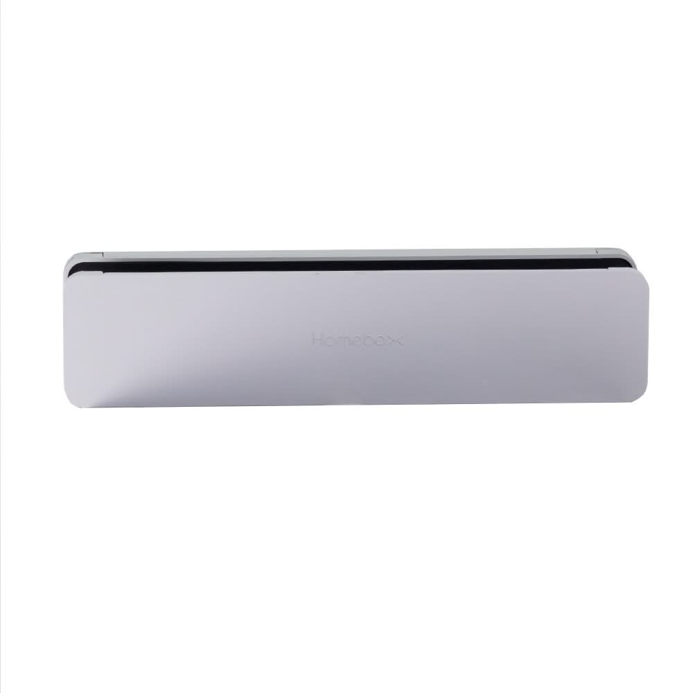 Homebox brievenbus geanodiseerd aluminium / grijs RAL 7047 – kierdichting detail
