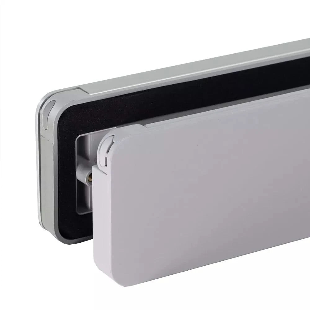 Homebox brievenbus geanodiseerd aluminium / grijs RAL 7047 – koker en schacht