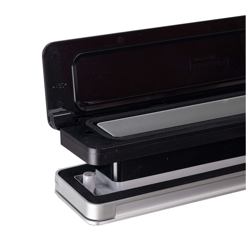 Homebox brievenbus geanodiseerd aluminium / zwart RAL 9005 – binnenklep