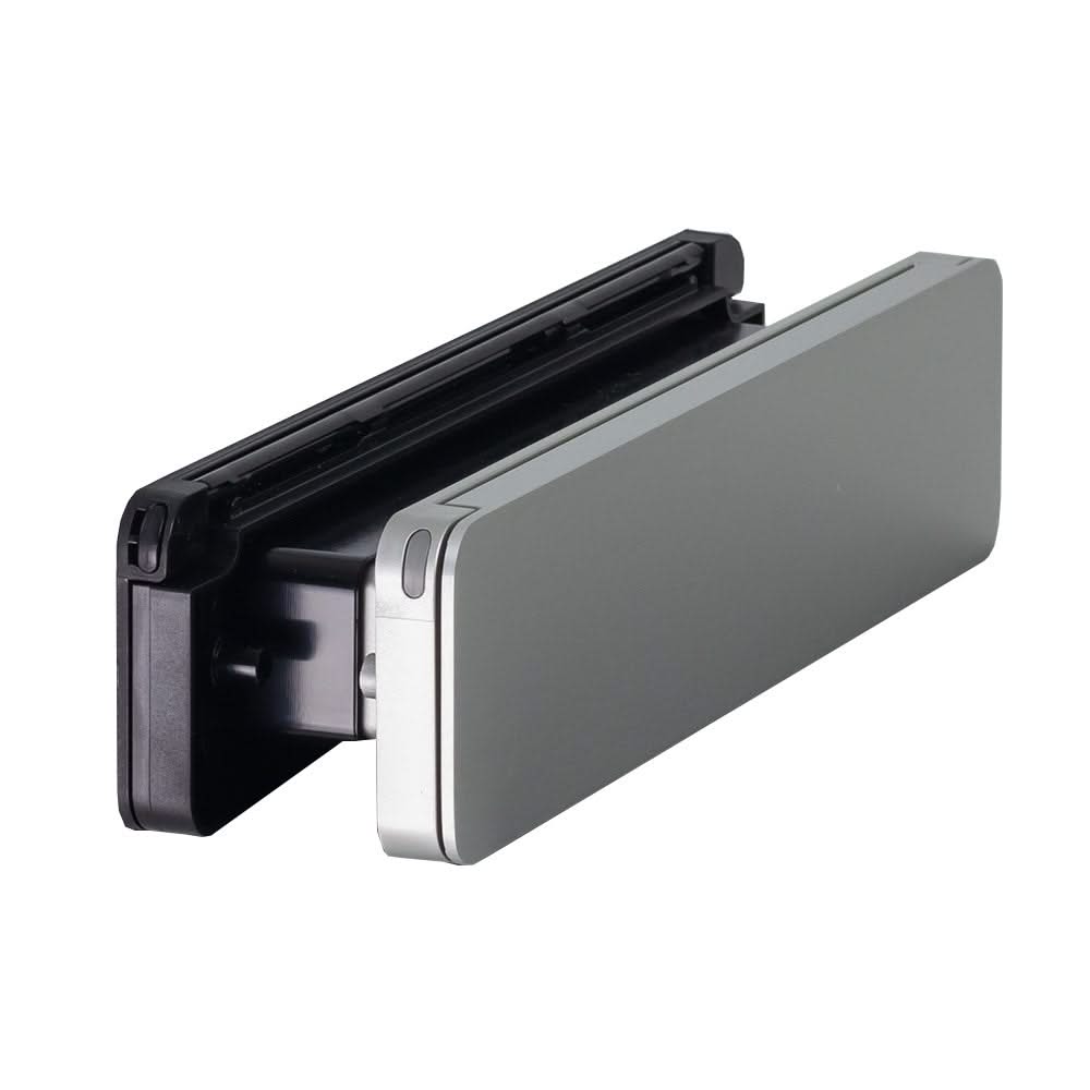 Homebox brievenbus geanodiseerd aluminium / zwart RAL 9005 – productdetail