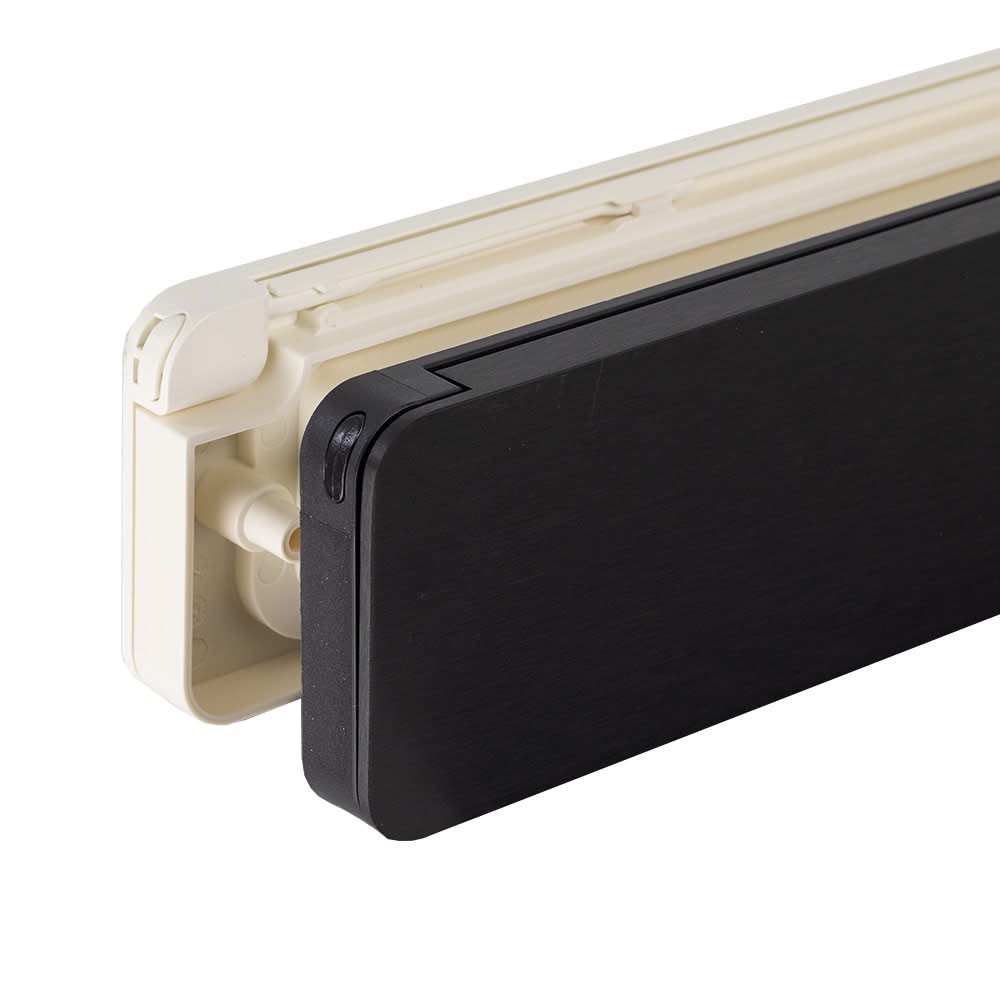 Homebox brievenbus zwart RAL 9005 / crèmewit RAL 9001 – koker en schacht