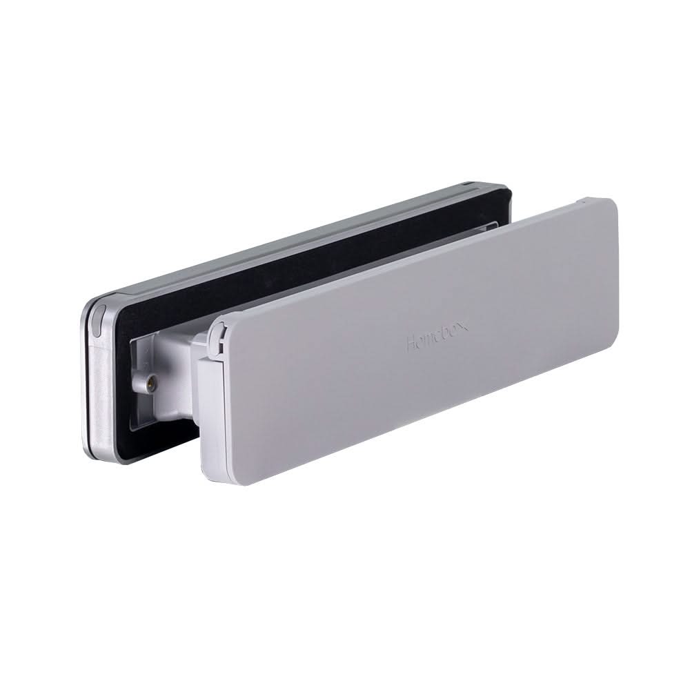 Homebox brievenbus aluinox / grijs RAL 7047 – productdetail