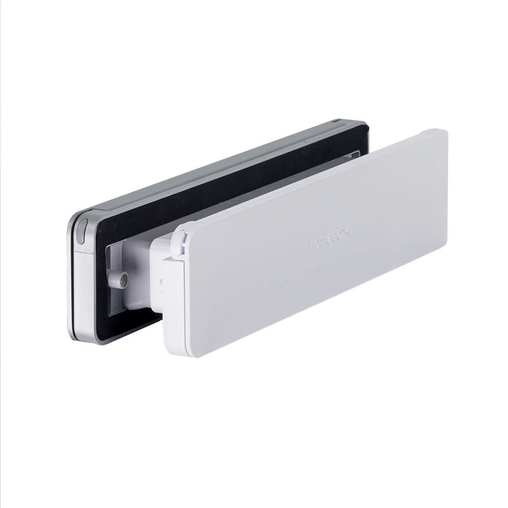 Homebox brievenbus aluinox / wit RAL 9010 – productdetail