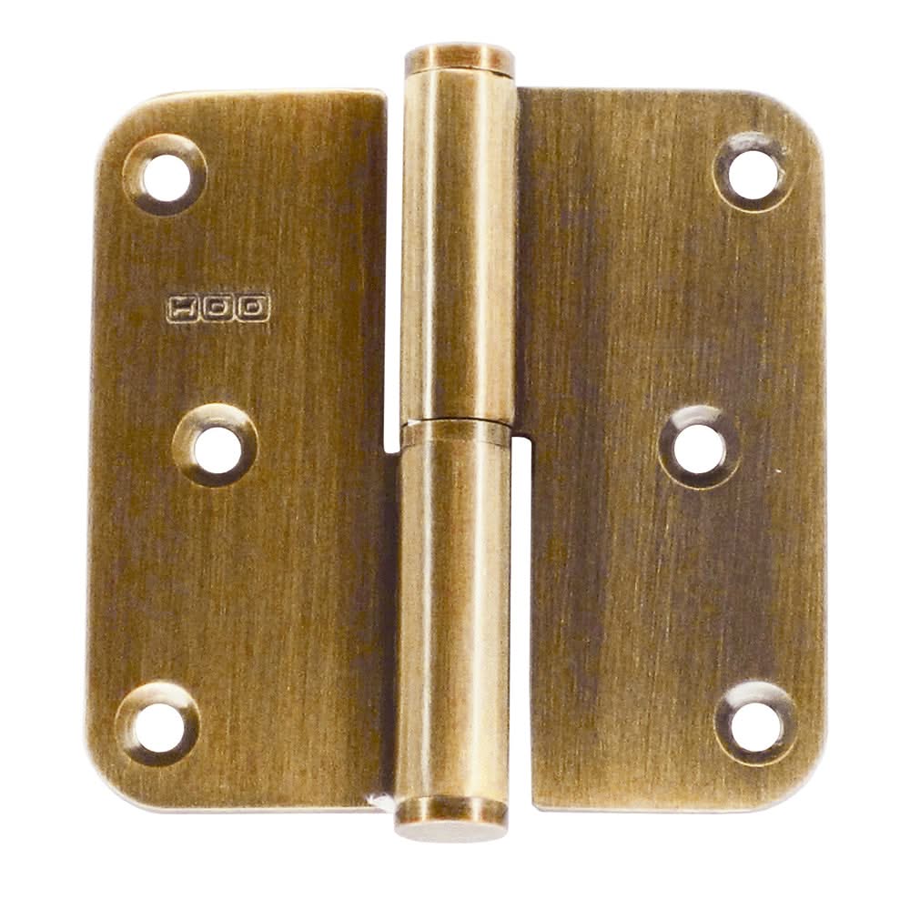 HDD paumelle 80x80x2,5 mm brons detail