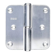 HDD paumelle 80x80x2,5 mm chroom vooraanzicht