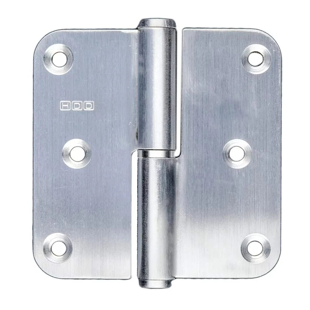 HDD paumelle 80x80x2,5 mm chroom vooraanzicht
