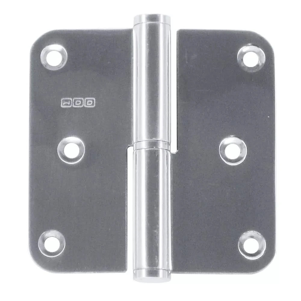 HDD paumelle 80x80x2,5 mm chroom vooraanzicht
