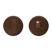 HDD Pro WC garnituur rond Shape mat brons vooraanzicht