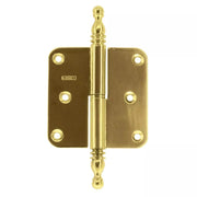 HDD paumelle 80x80x2,5 messing PVD vaaskop – vooraanzicht