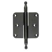HDD paumelle 80x80x2,5 zwart vaas – vooraanzicht