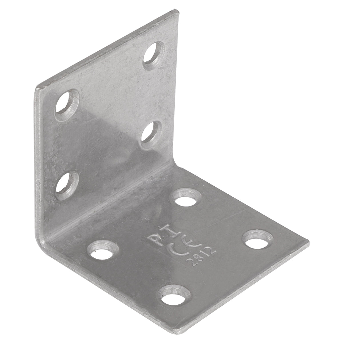 Starx L-steun zonder schroef 40x40 mm RVS (per 6) – vooraanzicht