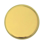 HDD Pro blind rozet rond 45 mm Messing Gepolijst vooraanzicht