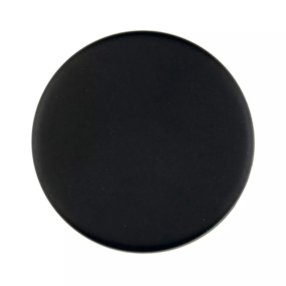 HDD Pro blind rozet rond 45 mm Magda Zwart vooraanzicht