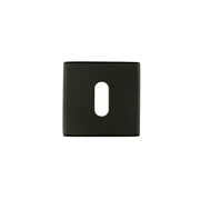 HDD Pro sleutelplaatje Square Shape zwart structuur vooraanzicht