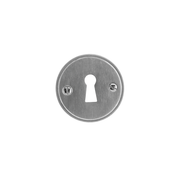 HDD Pro sleutelrozet rond inox look vooraanzicht