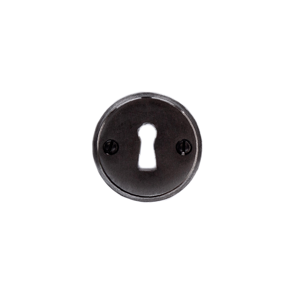 HDD Pro sleutelrozet rond gunmetal vooraanzicht
