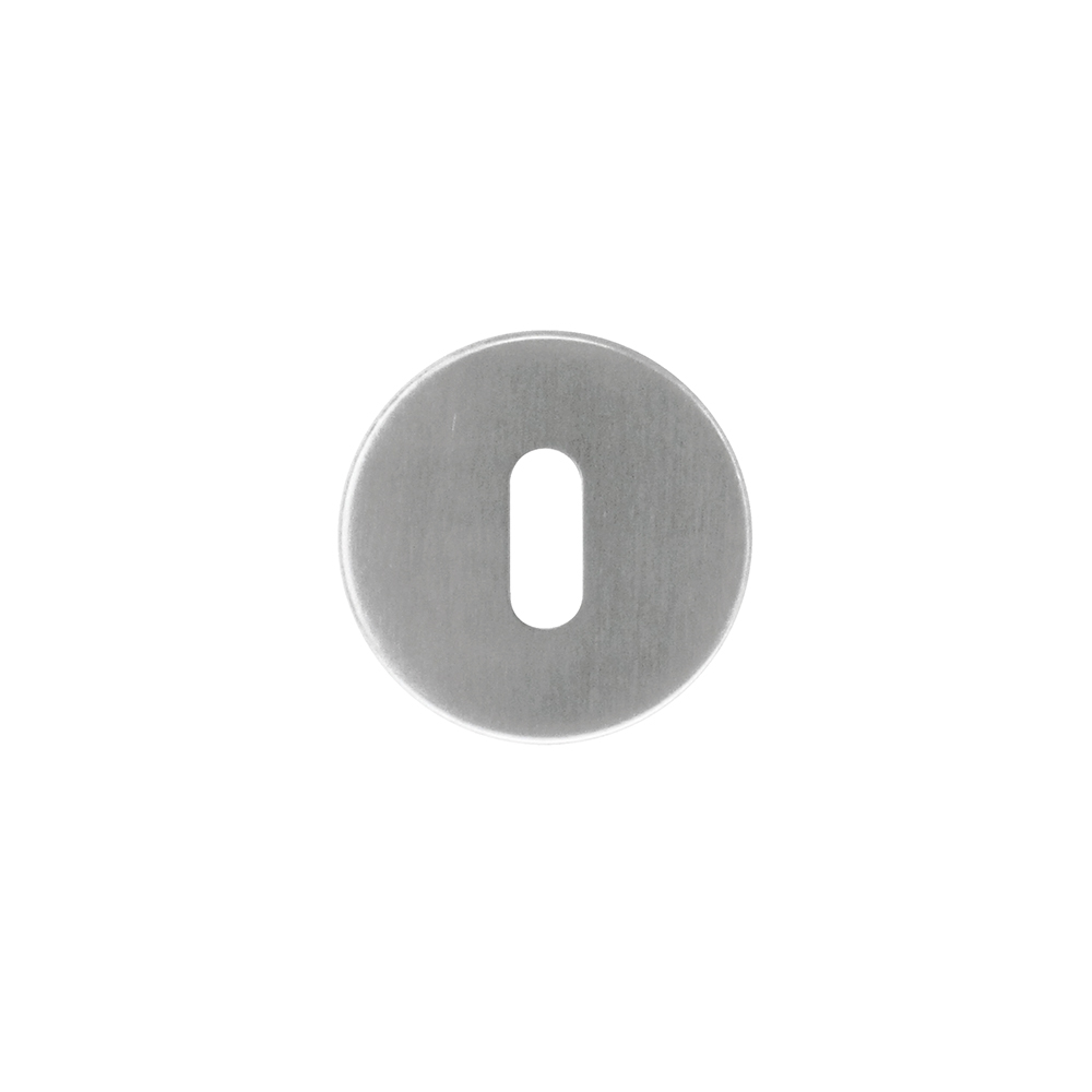 HDD Pro Sleutelplaatje Rond Zero Inox inox geborsteld sleutelrozet vooraanzicht