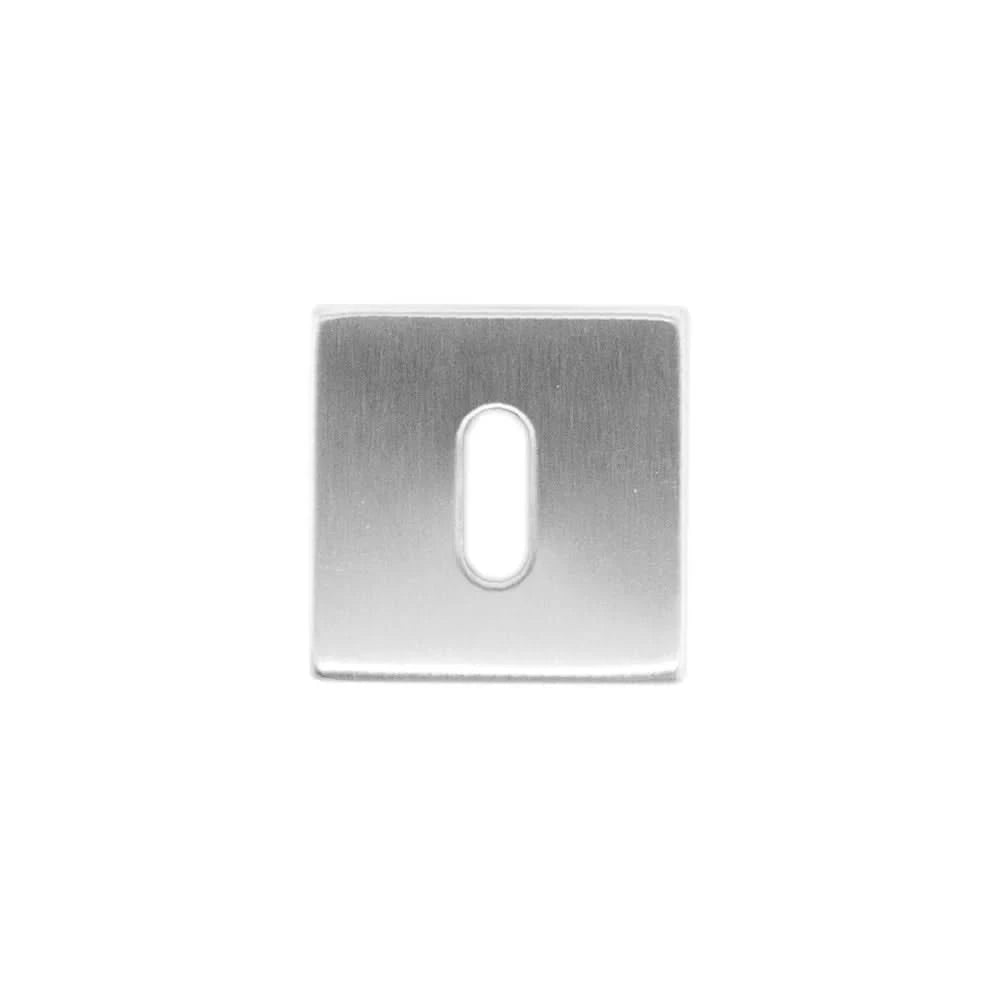 HDD Pro sleutelplaatje Square Shape Flat inox geborsteld vooraanzicht