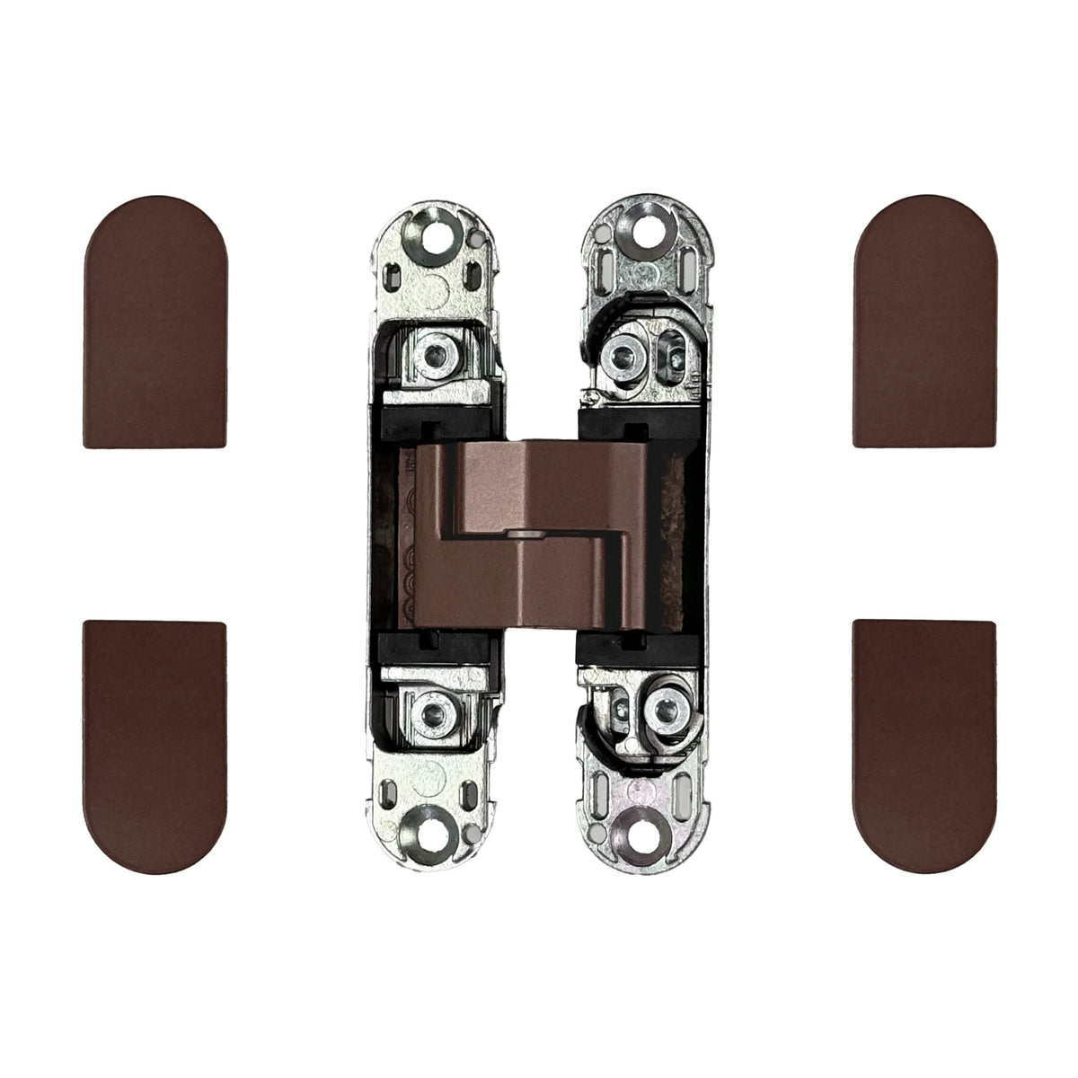 HDD Pro onzichtbare scharnier mat brons Eclipse 3.2 AGB vooraanzicht