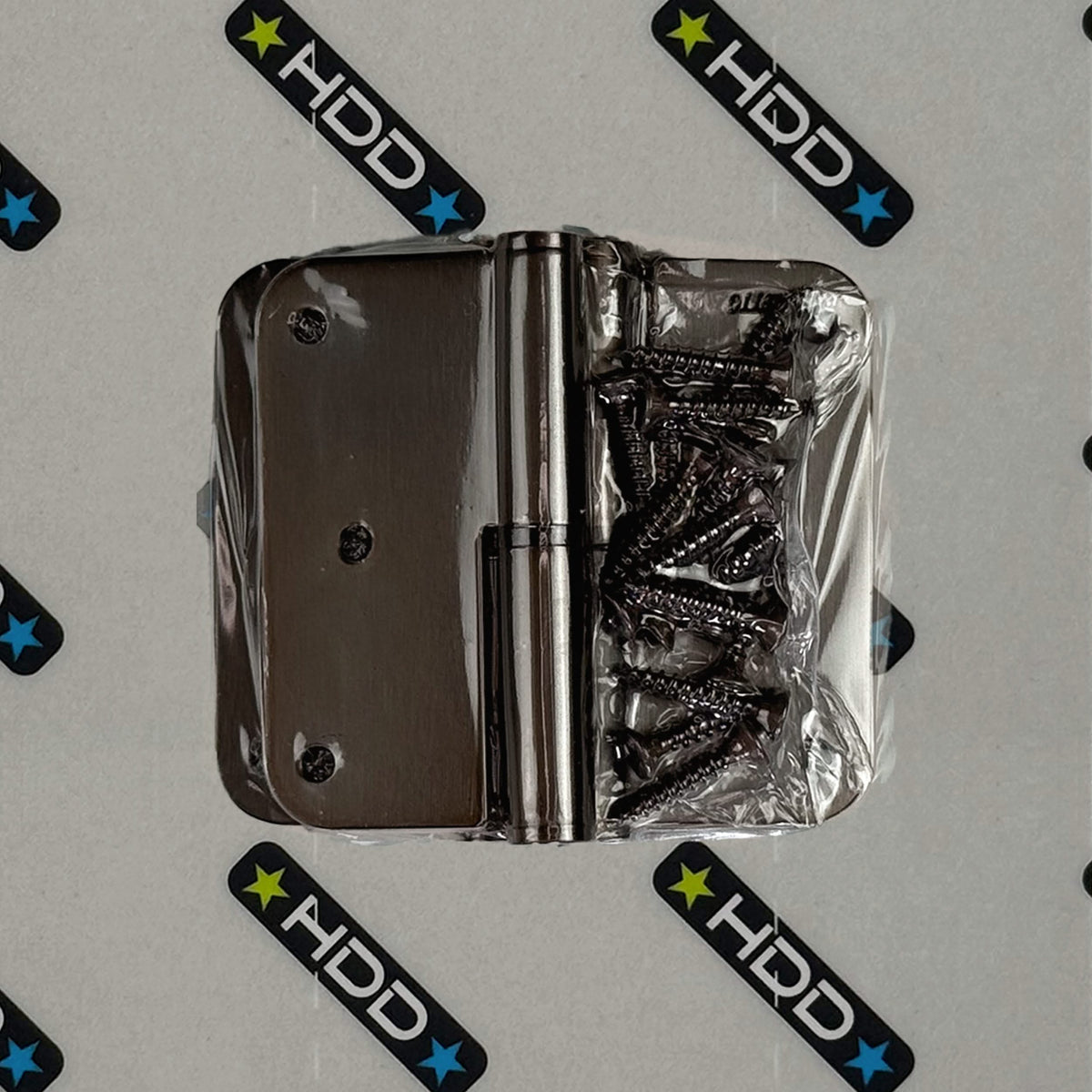 HDD SKIN paumelle 76x76 mat brons vooraanzicht