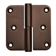 HDD paumelle 89x89 mat brons vooraanzicht