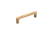 Staalimex houten handgreep Silkeborg 144mm eiken vooraanzicht
