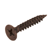 HDD Pro vijs paumel 4x35 mm mat brons – vooraanzicht