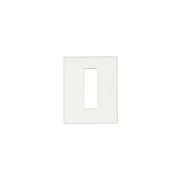 HDD Pro Sleutelplaatje Square 35x45 mm Wit Structuur wit structuur sleutelrozet vooraanzicht