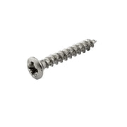 HDD Pro kruiskopschroef deurkruk inox look - vooraanzicht