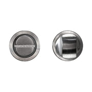 HDD Pro WC-garnituur Rond Minimal Inox Plus – vooraanzicht