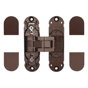 HDD Pro onzichtbare scharnier Eclipse 2.2 in mat brons, vooraanzicht