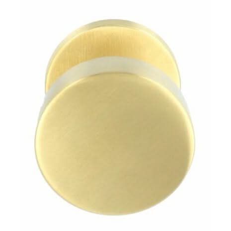 Formani BASICS LB503V voordeurknop PVD mat goud – vooraanzicht