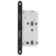 Mauer magneetslot 1545 bad/WC zwarte voorplaat - vooraanzicht