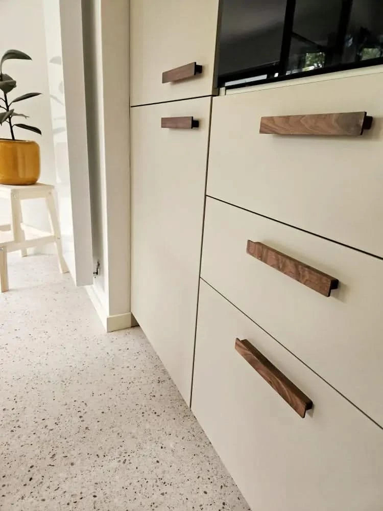 Staalimex handgreep Husby 350 mm eiken sfeerbeeld