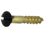 Artitec Mi Satori houtschroef 3,5 x 12 mm in mat zwart, set van 4, vooraanzicht