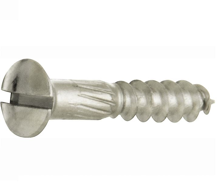 Artitec Mi Satori houtschroef 2,5 x 12 mm in glans nikkel, set van 4, vooraanzicht