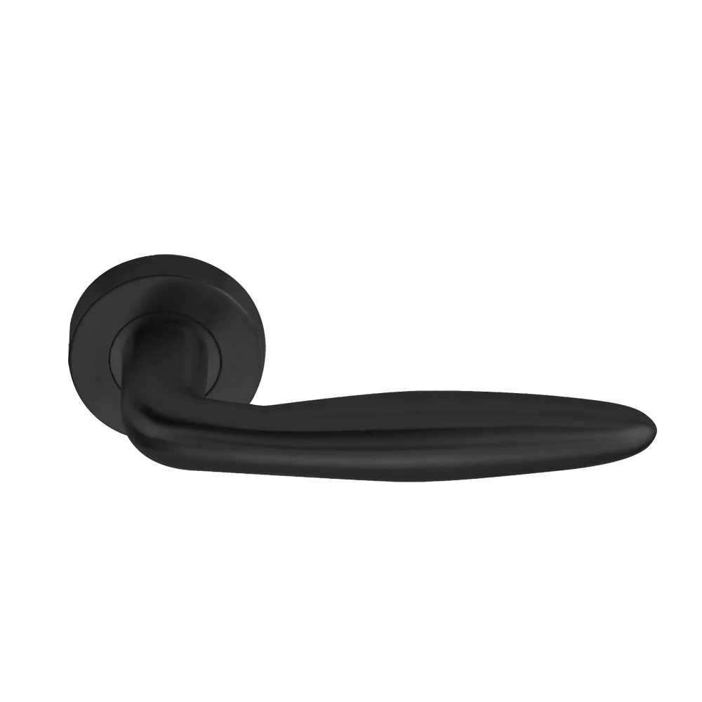 Formani voordeurset knop/kruk zwart PVD SKG3 LB18H – detail