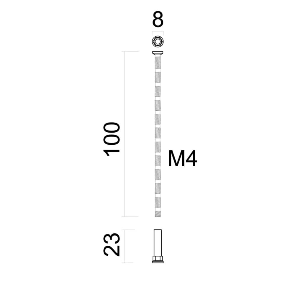 HDD Pro Vijzenset Patentbout 100mm Old Yellow – detail