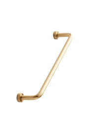 Furnipart Lounge greep loodvrij messing brushed brass vooraanzicht