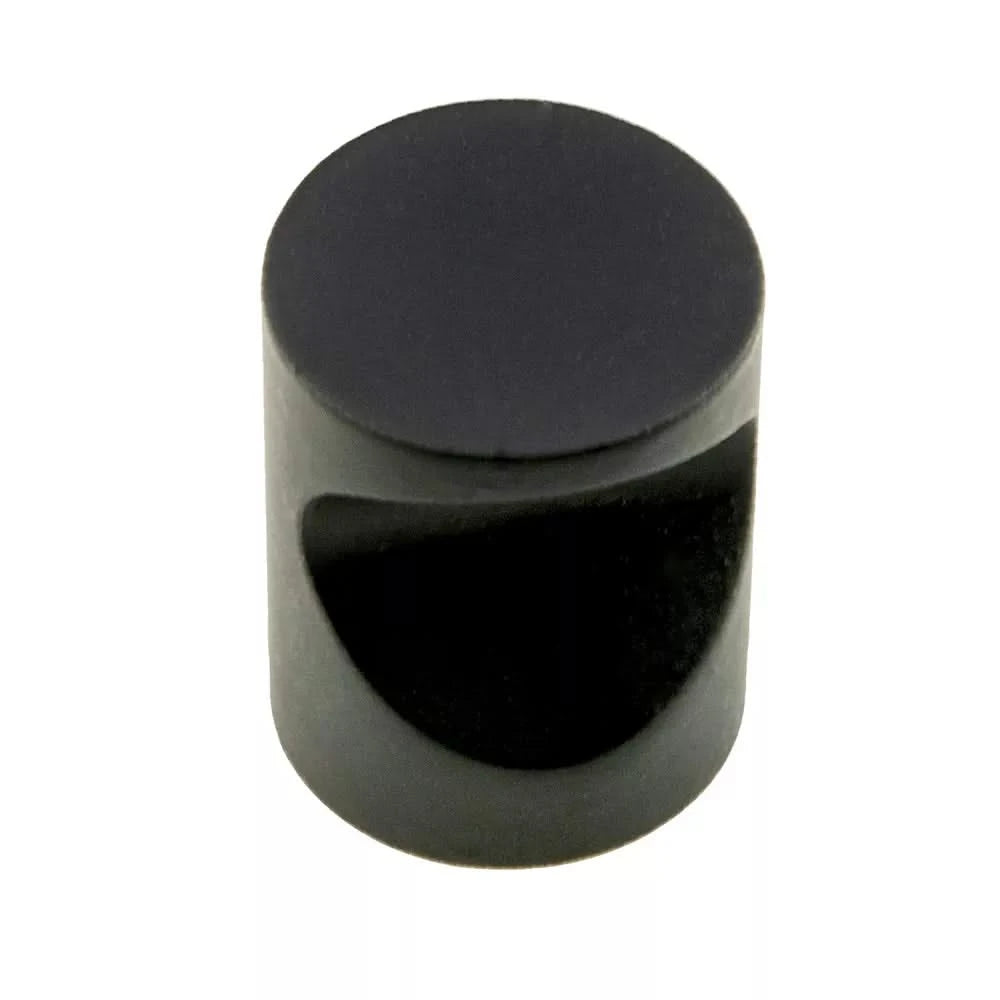 HDD Pro meubelknop D20mm Zwart mat zwart vooraanzicht