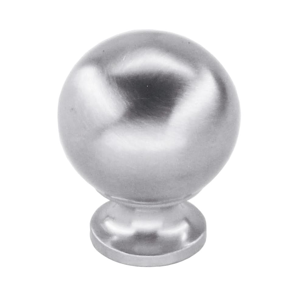 HDD Pro meubelknop Bol 725 Ø30 mm inox look - vooraanzicht
