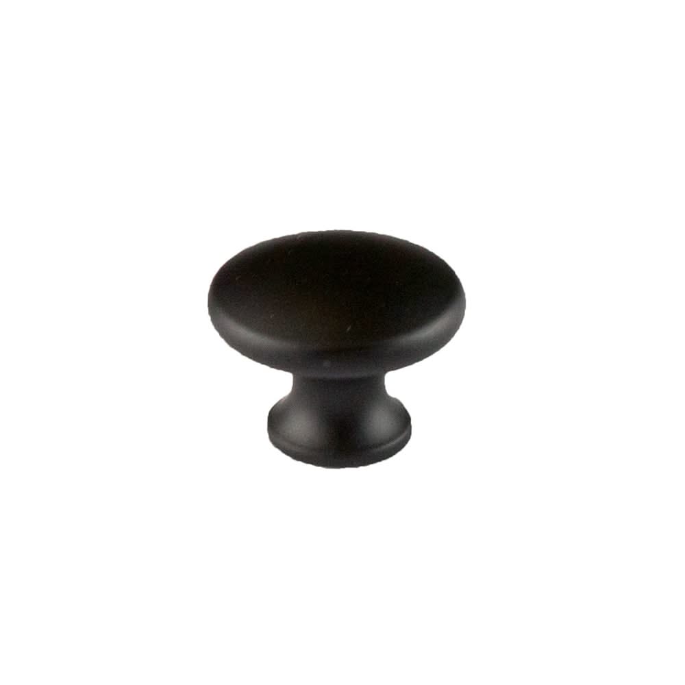 HDD Pro meubelknop Top 730 28 mm zwart vooraanzicht
