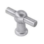HHD Pro meubelknop Petra Klein inox look - vooraanzicht