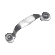 HDD Pro meubelgreep beugel Inox Look 96 mm – vooraanzicht