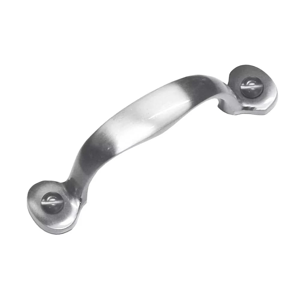 HDD Pro meubelgreep beugel Inox Look 96 mm – vooraanzicht