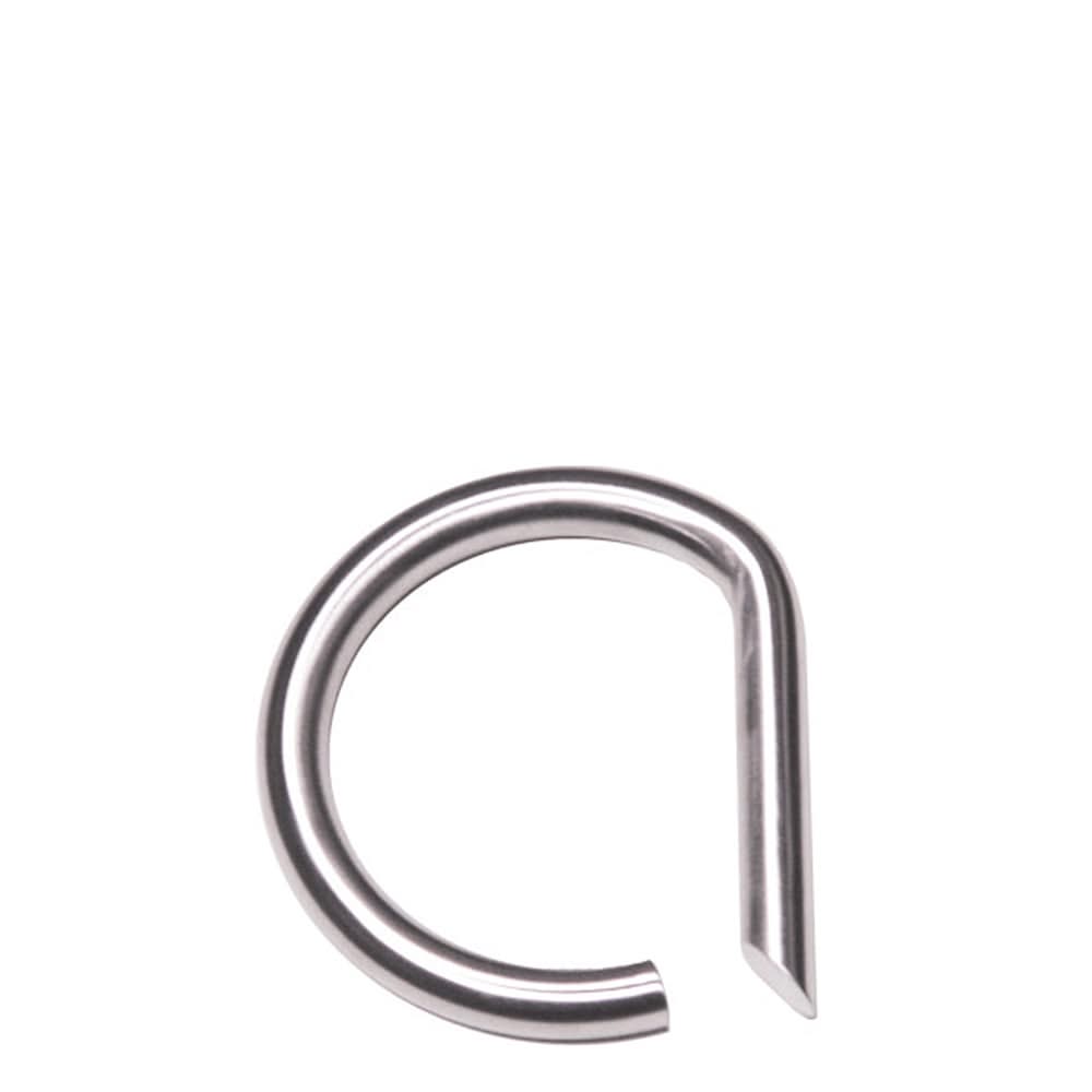 HDD Pro huisletter A rond RVS geborsteld
